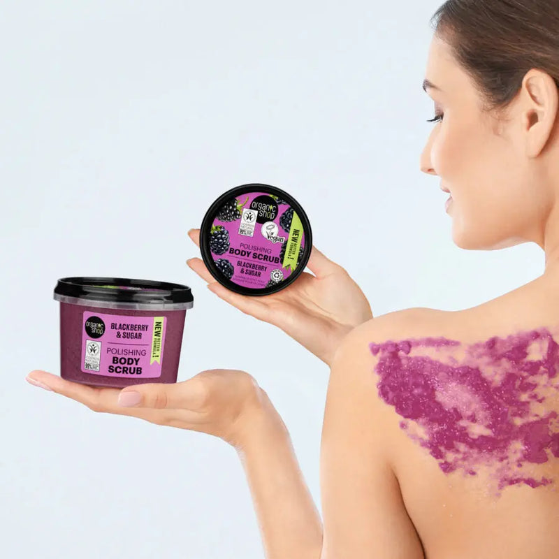 Organic Shop Polishing Body Scrub Blackberry