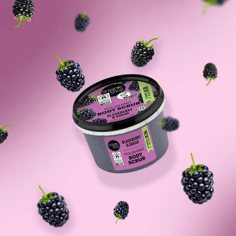 Organic Shop Polishing Body Scrub Blackberry
