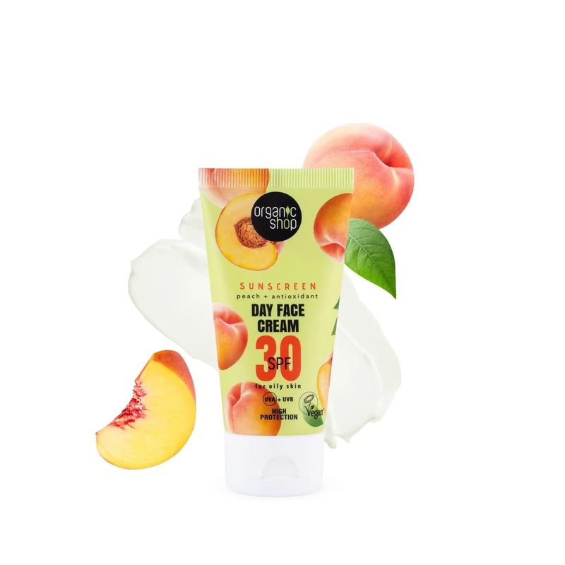 Organic Shop Sunscreen SPF 30 Day Face Cream Oily Skin