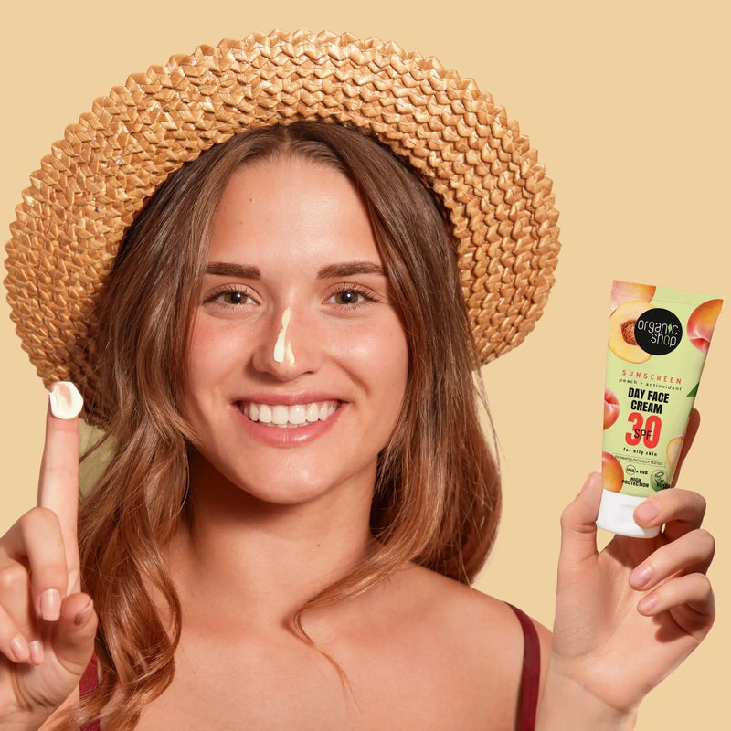 Organic Shop Sunscreen SPF 30 Day Face Cream Oily Skin