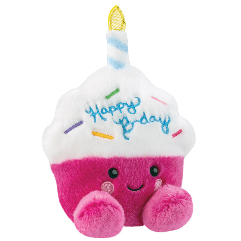 Aurora World Palm Pals Sparkle Birthday Cupcake, zacht knuffeltje in cupcakevorm, foto 2 van 4