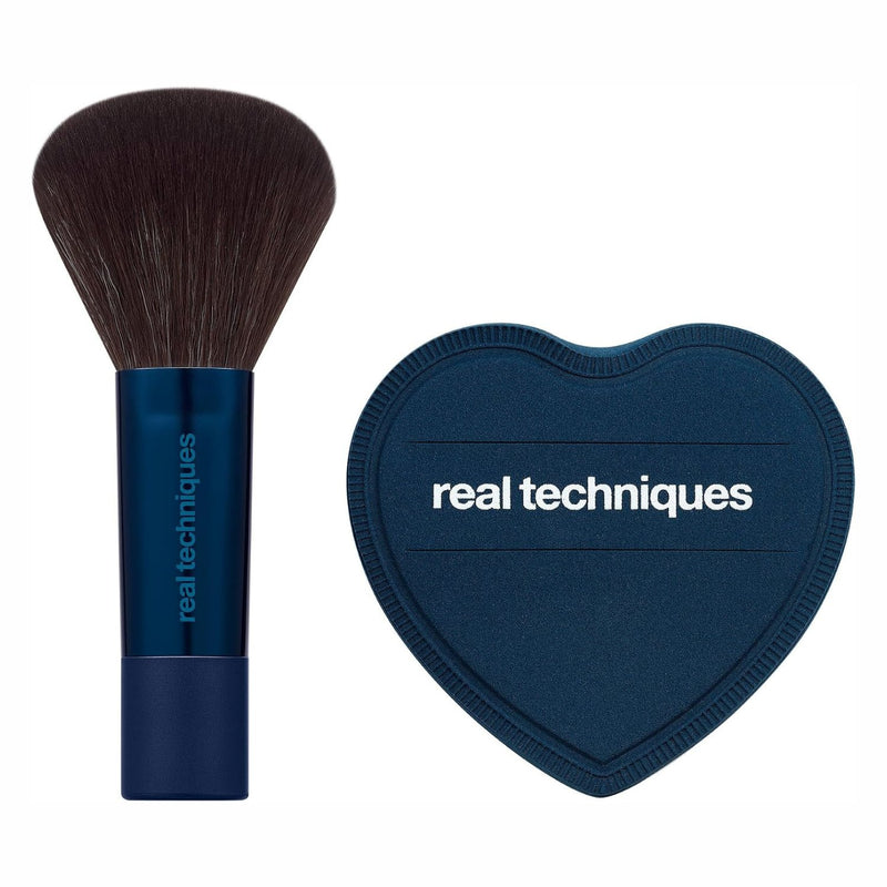 Real Techniques Finishing Act Sponge & Puff Set, kwast en spons voor make-up
