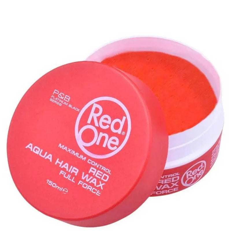 Red One Aqua Hair Wax Red