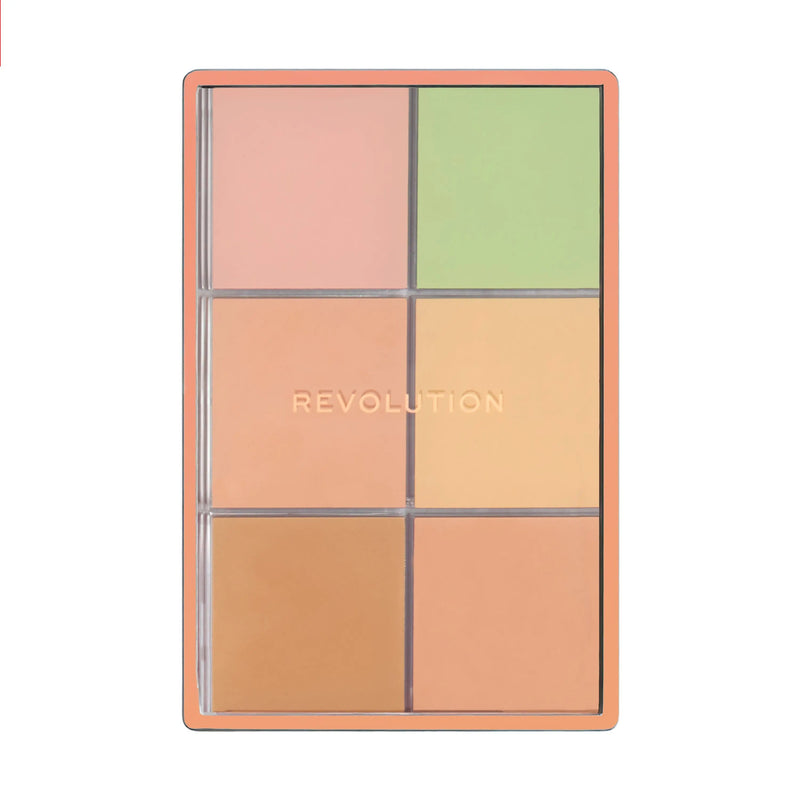 Revolution Everything Base Face Icon Complexion Palette Light