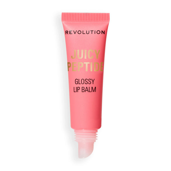 Revolution Juicy Peptide Lip Balm Shimmer Mai Tai Pink, getinte lipbalm met glans