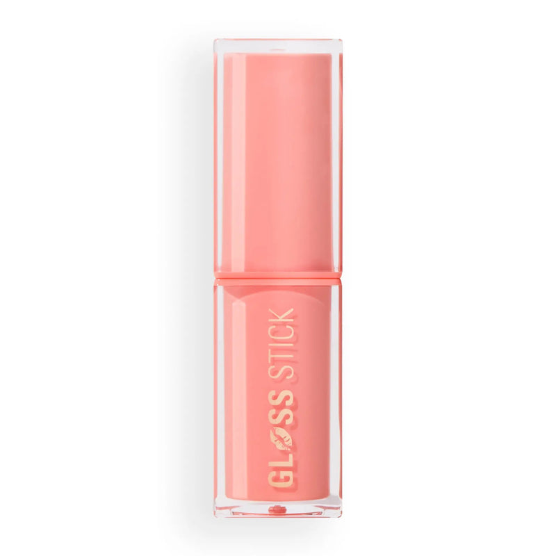 Revolution Pout Lip Gloss Stick Shimmer Peach Sorbet Nude