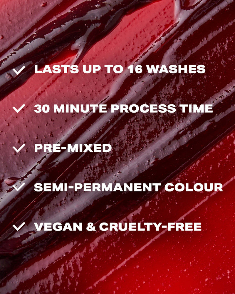 Shrine Mixed Up Semi Permanent Hair Dye Colour Cherry Espresso, semi-permanente haarverf voor kersenrood en kersenbruin haar,