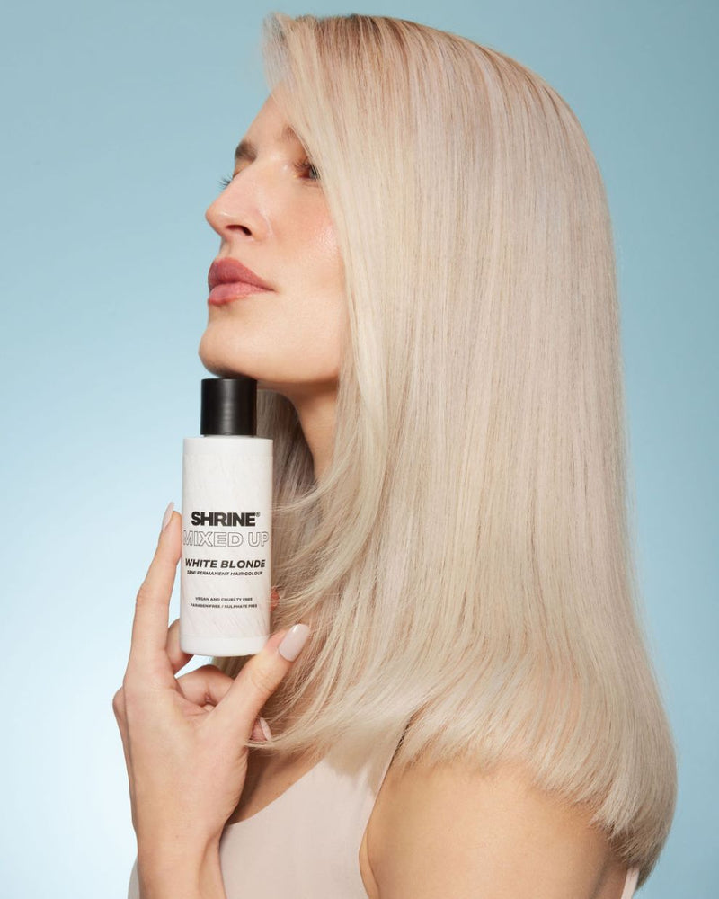 Shrine Mixed Up Semi Permanent Hair Dye Colour Cherry Espresso, semi-permanente haarverf voor kersenrood en kersenbruin haar,