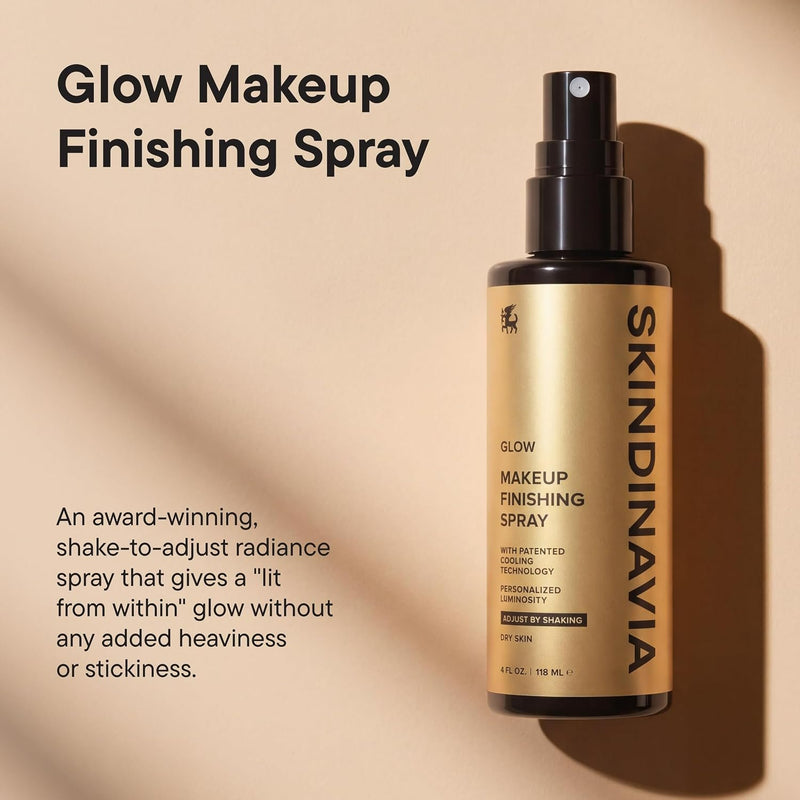 Skindinavia Glow Makeup Finishing Spray 118 ml.