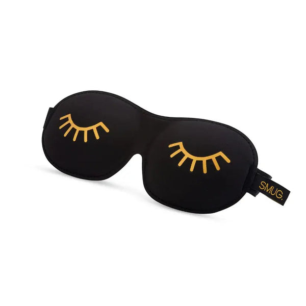 Smug Contoured 3D Blackout Sleep Mask Wink Black