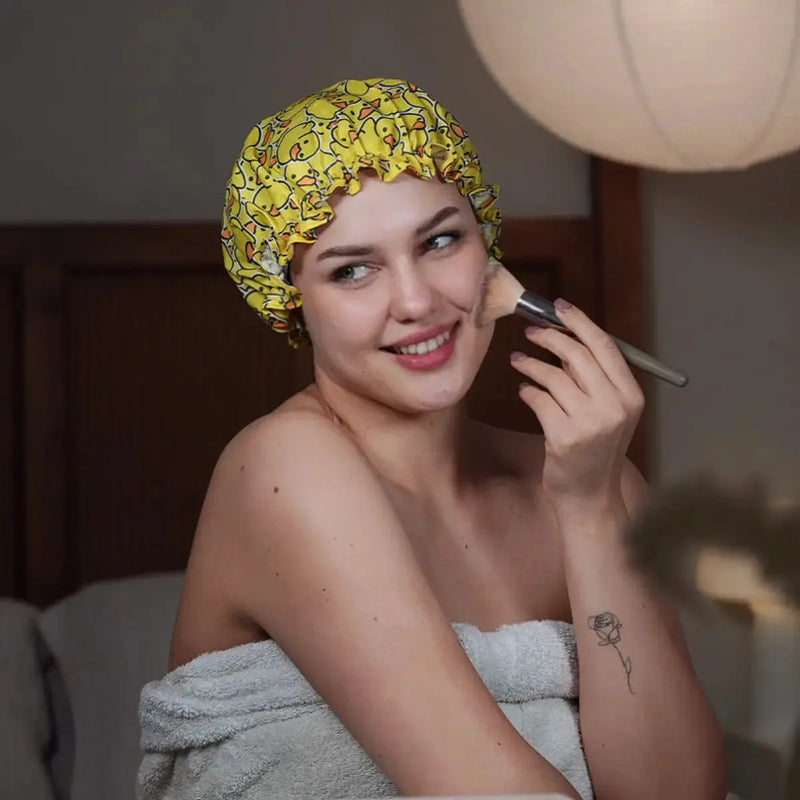 Smug Shower Cap Duck