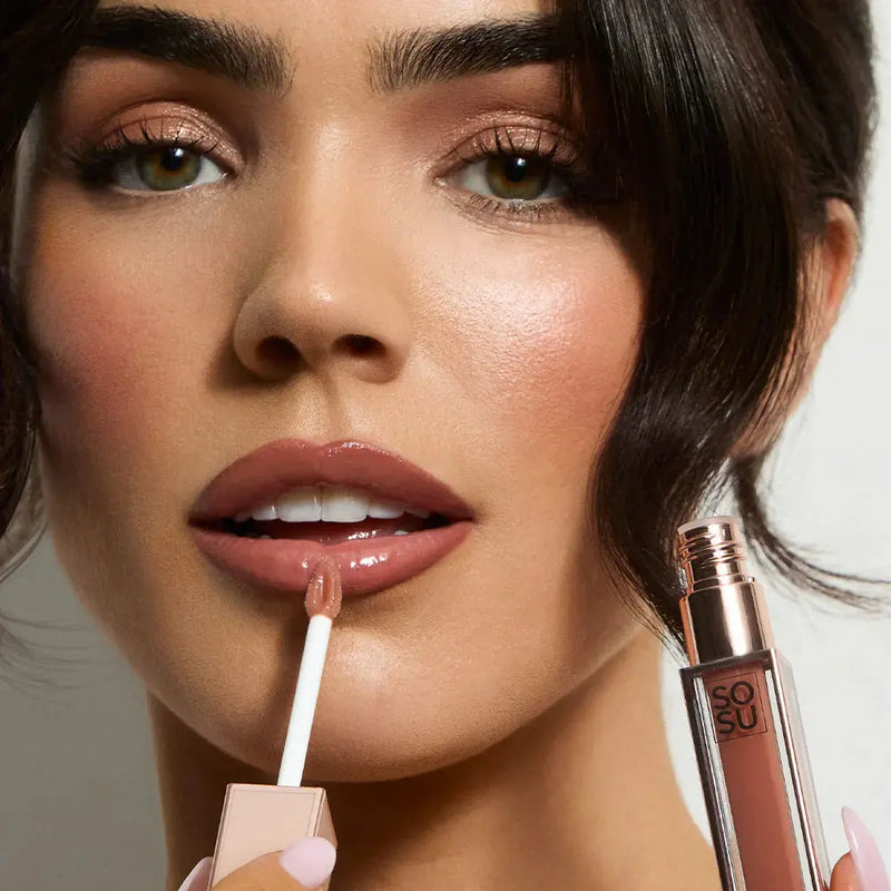 Sosu Cosmetics Satin Lip Glaze Almond Butter