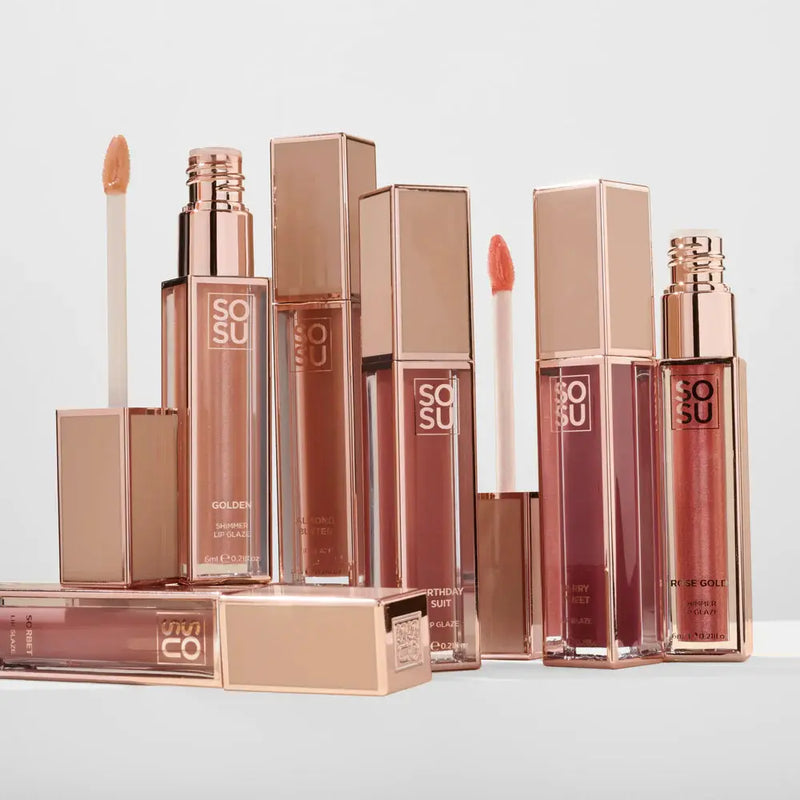 Sosu Cosmetics Satin Lip Glaze Almond Butter