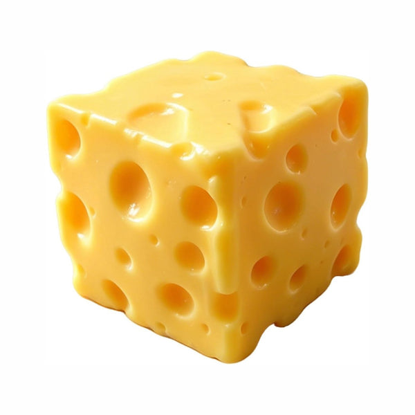 Cheese TPR Squishy van Boozyshop, zacht kaasblokje om in te knijpen