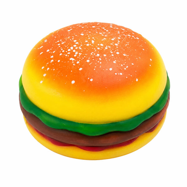 Hamburger Squishy XL van Boozyshop, zachte squishy om in te knijpen