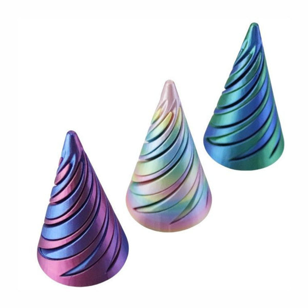 Mystery 3D Printed Fidget Tower 8 cm van Boozyshop, piramidevormig fidget torentje