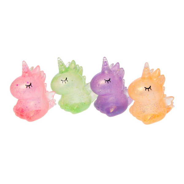 Mystery Glitter Sugar Unicorn Squishy van Boozyshop, eenhoornsquishy met glitter, uitvoering is een verrassing