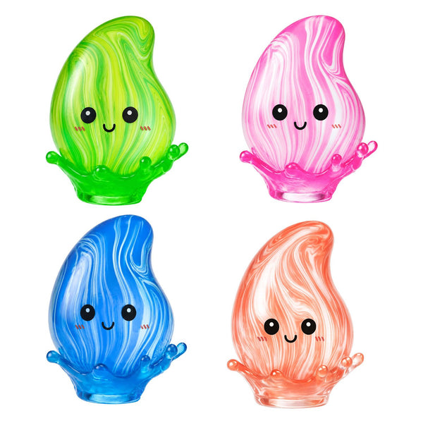 Squishdough Sugar Glitter Waterdrop Squishy van Boozyshop, jelly squishy met glitter