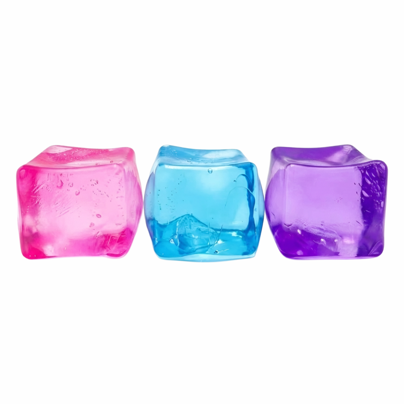 Sugar Squishy Normal Cube van Boozyshop, jelly squishy met glitter