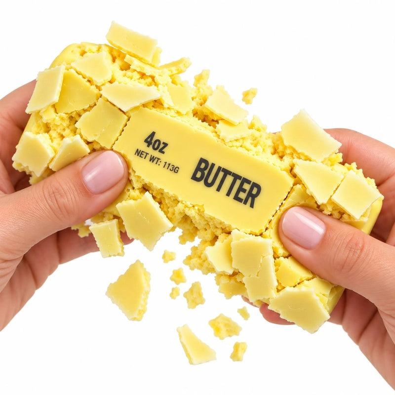 Wax Cracking Mystery Butter Squishy, de zachte squishy onder de waslaag