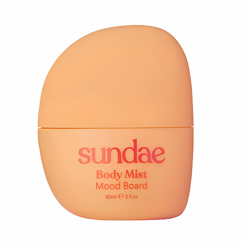 Sundae Body Mist Moodboard, fruitige body mist