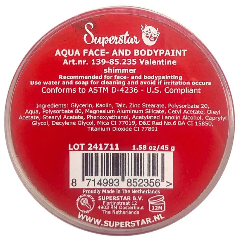 Superstar Aqua Face & Bodypaint Shimmer Valentine