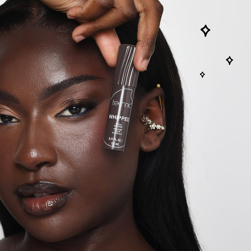 Technic Whipped Brow Mousse Light Brown, luchtige wenkbrauwmousse met precisie-applicator