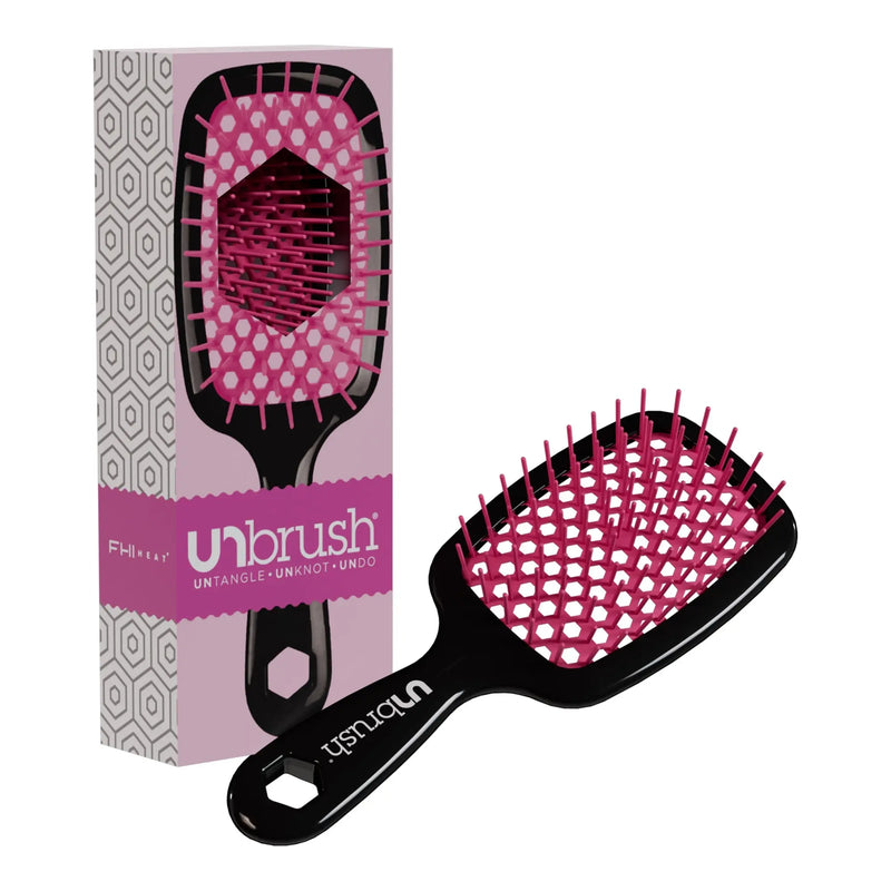UNbrush Detangling Hair Brush Cherry Blossom Pink