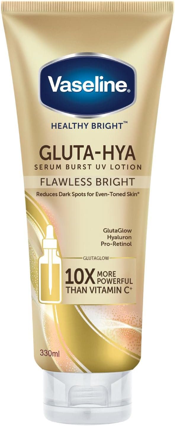 Vaseline Gluta-Hya Flawless Bright Semi Burst Lotion 330 ml.