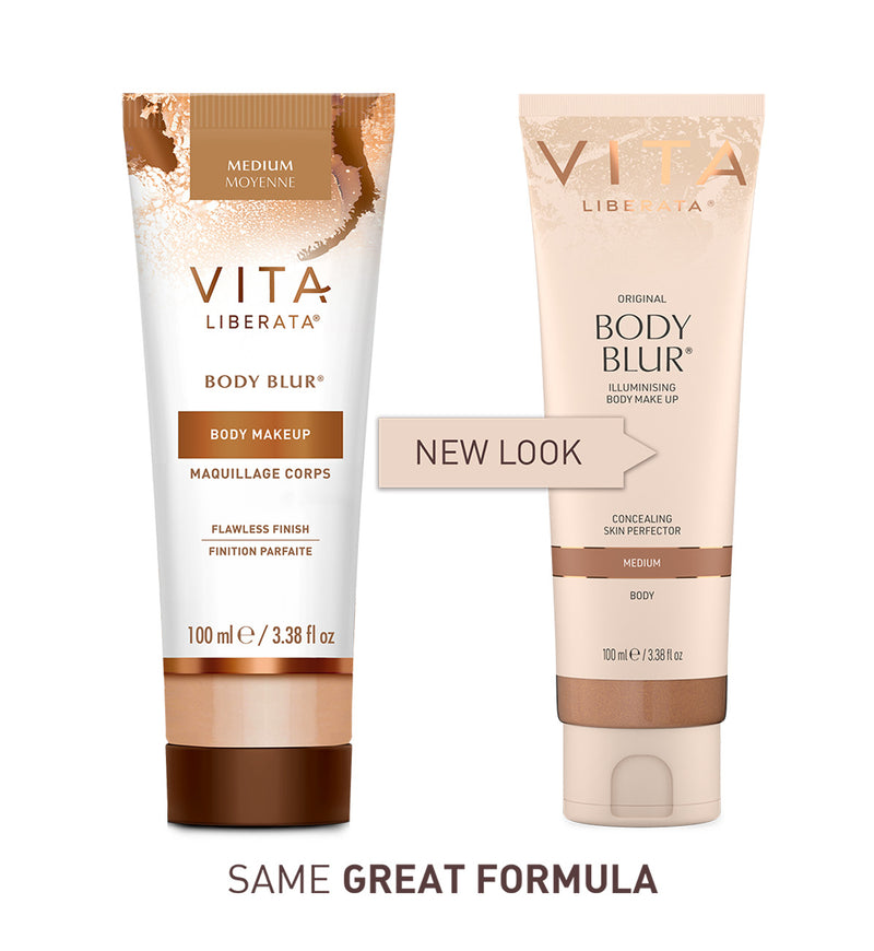 Vita Liberata Body Blur Medium, body make-up voor directe bronskleur, foto 4 van 5