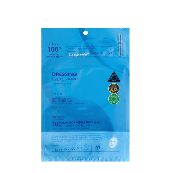 VT Cosmetics Hydrop Reedle Shot 100hL 2Step Hydrogel Mask