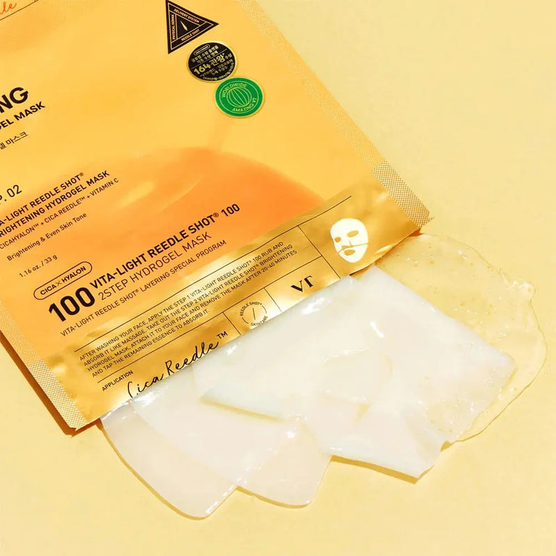 VT Cosmetics Vita Light Reedle Shot 100 2Step Hydrogel Mask