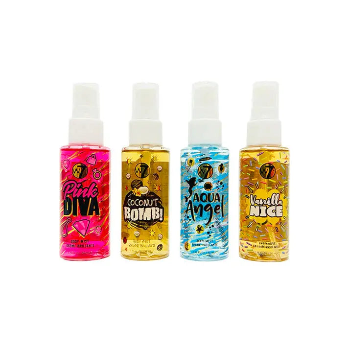 W7 Cosmetics Scentsational Body Mist Collection