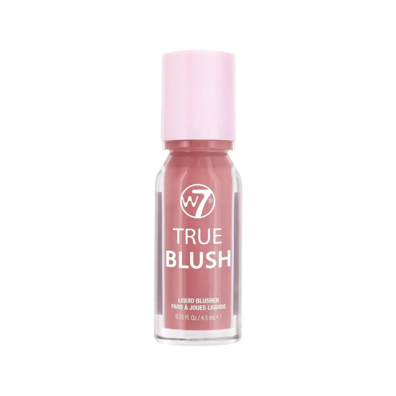 W7 Cosmetics True Blush Dewy Liquid Blusher Fired Brandy