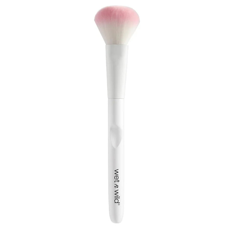 Wet n Wild Blush Brush, ronde make-up kwast met synthetische haren voor blush