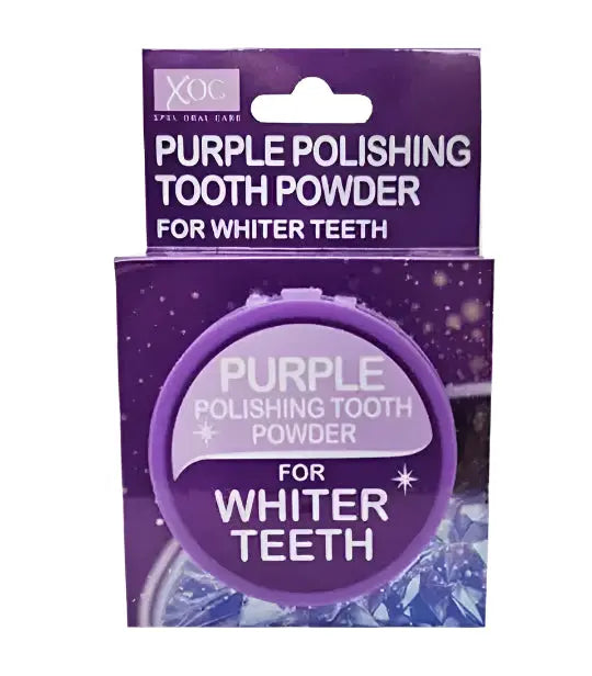 XOC Purple Whitening Tooth Powder, paarse tandenpoeder voor wittere tanden