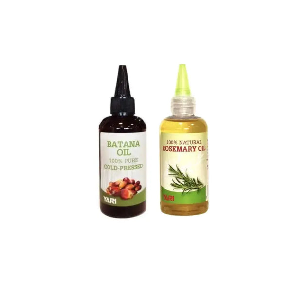 Yari 100% Natural Rosemary Oil & 100% Pure Cold Pressed Batana Oil