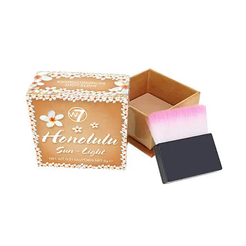 W7 Cosmetics Honolulu Bronzing Powder Sun Light, bronzer voor de lichte huid